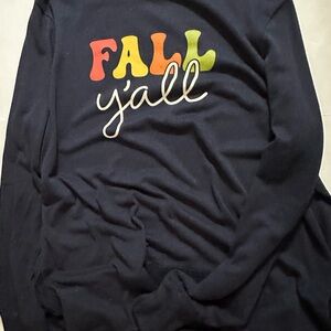 Women’s 'Fall Y'all' Navy Crewneck Sweater